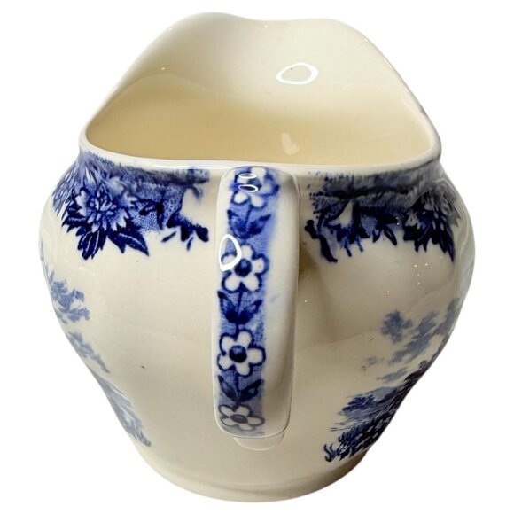 English Village Salem China Co Sugar Bowl With Lid & Creamer Set England Vintage - Picture 15 of 16